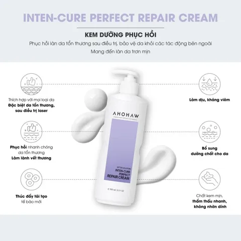 (Hàng nhập khẩu) Kem Dưỡng Ahohwa Perfect Repair Cream 500ml - Yếu Tố Tăng Trưởng Phục Hồi Da