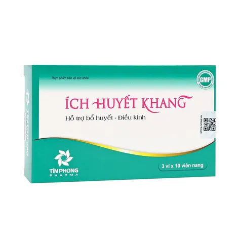 (Hàng chính hãng) Thực phẩm bảo vệ sức khỏe Ích Huyết Khang - 30 viên