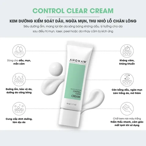 (Hàng nhập khẩu) Tinh Chất Chấm Mụn Ahohwa Control Clear Spot 30ml - Làm Dịu Các Vùng Da Có Vấn Đề