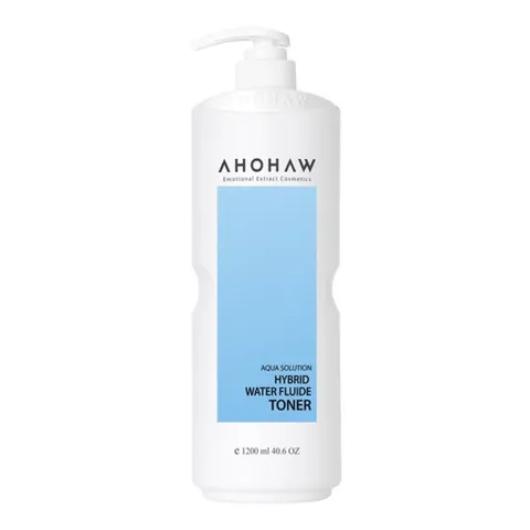 (Hàng nhập khẩu) Toner Ahohaw Hybird Water Fluide 1000ml - Hỗ Trợ Cân Bằng Da, Cấp Ẩm, Làm Dịu Da