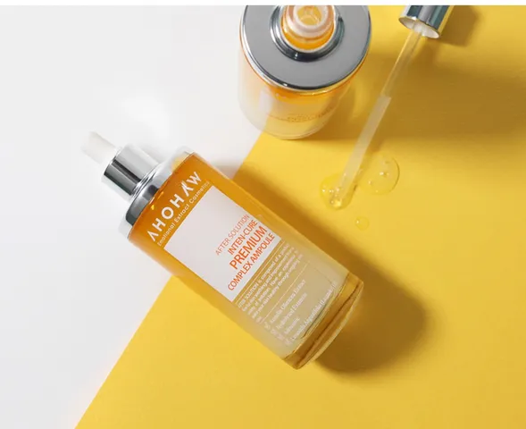 (Hàng nhập khẩu) Tinh Chất Trẻ Hóa Cải Thiện Nếp Nhăn Ahohaw Inten Cure Premium Complex Ampoule 50ml
