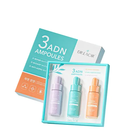 (Hàng chính hãng) Serum Bộ Ba ADN Ampoules Dr Lacir - Bộ 3 Chai (Mỗi Chai 10ml) - Trẻ Hóa, Phục Hồi, Mờ Thâm Nám