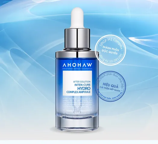 (Hàng nhập khẩu) Tinh Chất Cấp Ẩm Chuyên Sâu Ahohaw Inten Cure Hydro Complex Ampoule 50ml