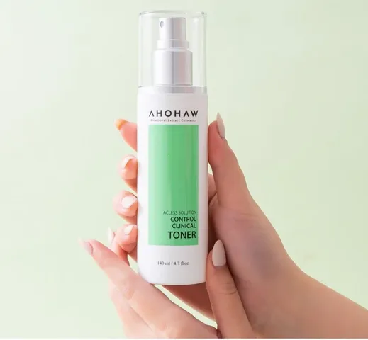 (Hàng nhập khẩu) Toner Ahohaw Control Clinical Cân Bằng Da, Cấp Ẩm Dịu Nhẹ, Cải Thiện Mụn 140ml
