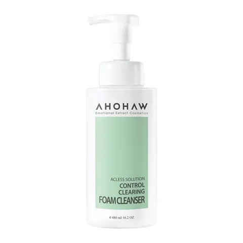 (Hàng nhập khẩu) Sữa Rửa Mặt Dạng Bọt Dành Cho Da Dầu Mụn Ahohaw Control Clearing Foam Cleanser 480ml