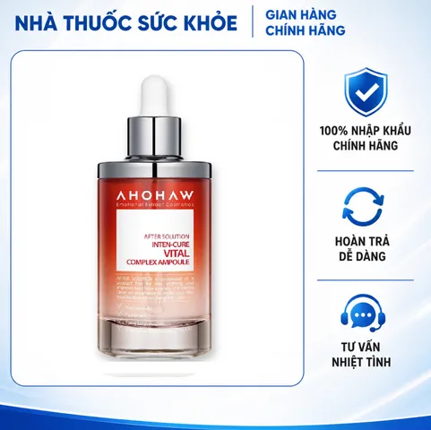 (Hàng nhập khẩu) Tinh Chất Dưỡng Trắng, Mờ Thâm, Giảm Sắc Tố Sạm Màu Ahohaw Inten Cure Vital Complex Ampoule 150ml