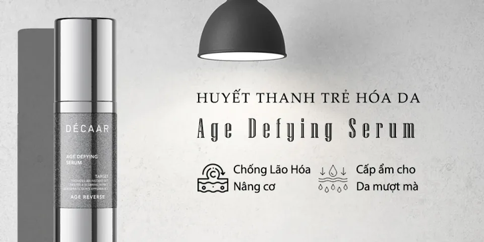 (Hàng nhập khẩu)  Huyết thanh trẻ hóa da Décaar Age Defying Serum - Chai 30ml