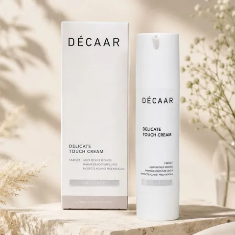 (Hàng nhập khẩu) Kem Dưỡng Phục Hồi Da Nhạy Cảm Décaar Delicate Touch Cream 50ML - Làm Dịu & Cấp Ẩm Cho Da