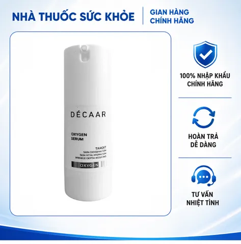 (Hàng nhập khẩu) Huyết Thanh Dưỡng Da Dẫn Xuất Oxy Tươi Décaar Oxygen Serum 30ml