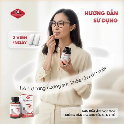 Viên uống hỗ trợ mắt Nutra Vision Olympian Labs - Vitamin và Khoáng Chất Bảo Vệ Mắt, Giảm Mệt Mỏi, Sản Phẩm Chính Hãng Mỹ