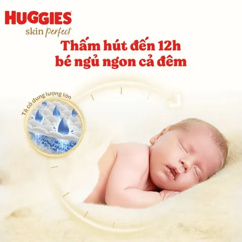 (Hàng chính hãng) Tã Quần Huggies Skin Perfect Mega Jumbo Size L 88 Miếng 9-14kg - 2 Vùng Thấm, Dịu Nhẹ Cho Da Bé