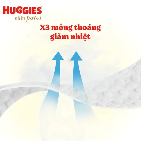 (Hàng chính hãng) Tã Quần Huggies Skin Perfect Mega Jumbo Size L 88 Miếng 9-14kg - 2 Vùng Thấm, Dịu Nhẹ Cho Da Bé