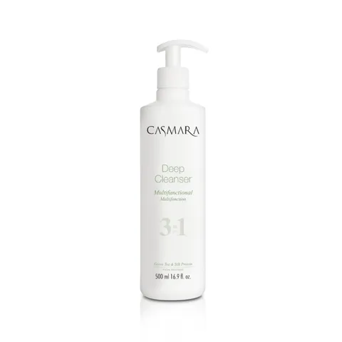 (Hàng nhập khẩu) Sữa Rửa Mặt Casmara Deep Cleanser Multifunctional 3 In 1 500ml - Làm Sạch, Tẩy Trang, Cân Bằng Da