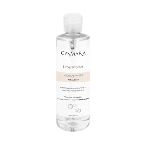 (Hàng nhập khẩu) Nước Tẩy Trang Casmara Urban Protect Micellar Water Anti-Pollution 400ML - Làm Sạch Sâu, Dịu Nhẹ, Mềm Mịn Da