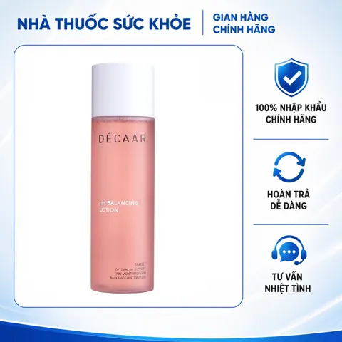 (Hàng nhập khẩu) Lotion Cân Bằng pH Cho Da Décaar pH Balancing Lotion - Chai 150ml