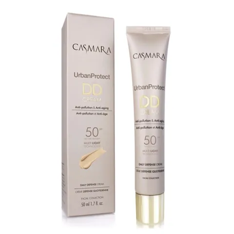 (Hàng nhập khẩu) Kem dưỡng chống nắng Casmara Urban Protect DD Cream Anti-Pollution & Anti-Aging SPF 50, Tuýp 50ml