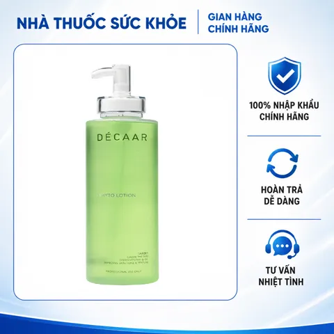 (Hàng chính hãng) Lotion Acid Cho Da Dầu Mụn Décaar Phyto Lotion – Chai 500ml