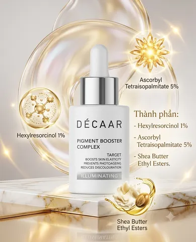 (Hàng nhập khẩu) Serum Phức Hợp Booster Décaar Pigment Booster Complex Hỗ Trợ Giảm Sắc Tố Da - Chai 20ml