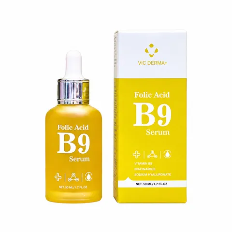 (Hàng nhập khẩu) Vic Derma Serum B9 Hộp 50ml - Tinh Chất Dưỡng Ẩm Hỗ Trợ Làm Dịu Da
