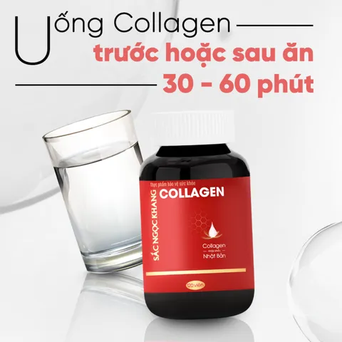 (Hàng chính hãng) Viên Uống Collagen Dipeptide Sắc Ngọc Khang Hộp 120 Viên - Hỗ Trợ Dưỡng Ẩm, Làm Mịn Da