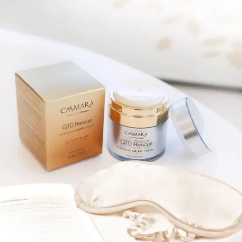 (Hàng nhập khẩu) Casmara Q10 Rescue Intensive Nutri Cream 50ML - Kem Dưỡng Phục Hồi, Chống Nhăn, Dưỡng Ẩm Chuyên Sâu