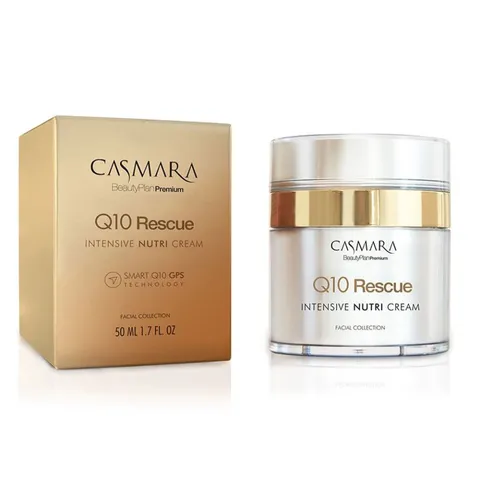 (Hàng nhập khẩu) Casmara Q10 Rescue Intensive Nutri Cream 50ML - Kem Dưỡng Phục Hồi, Chống Nhăn, Dưỡng Ẩm Chuyên Sâu