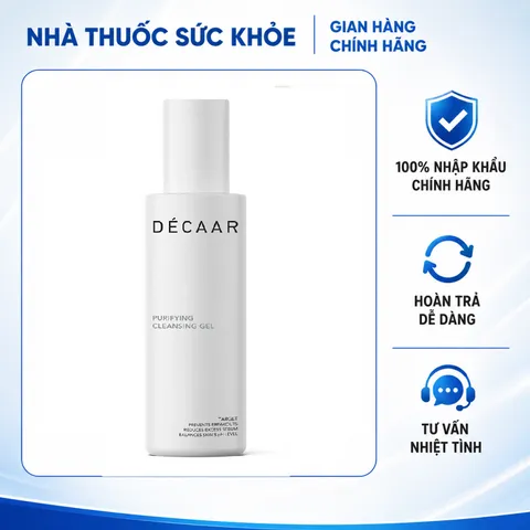 (Hàng nhập khẩu) Gel rửa mặt thải độc Décaar Purifying Cleansing Gel – Chai 150ml
