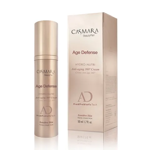 (Hàng nhập khẩu) Kem Dưỡng Casmara Age Defense Hydro-Nutri Anti-Aging 360 Cream 50ml - Hỗ Trợ Dưỡng Ẩm, Phục Hồi, Trẻ Hóa Da
