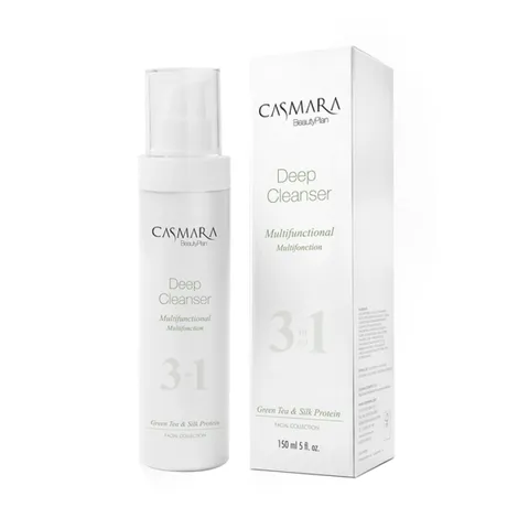 (Hàng nhập khẩu) Sữa Rửa Mặt Casmara Deep Cleanser Multifunctional 3 In 1 150ml - Làm Sạch, Tẩy Trang, Cân Bằng Da
