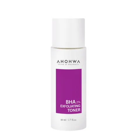 (Hàng nhập khẩu) Toner BHA 2% Exfoliating Ahohwa 80ml - Hỗ Trợ Làm Sạch Da, Kiểm Soát Dầu, Cải Thiện Lỗ Chân Lông