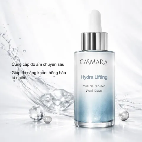 (Hàng nhập khẩu) Tinh Chất Cấp Ẩm Nâng Cơ Casmara Hydra Lifting Marine Plasma Fresh Serum 50ml
