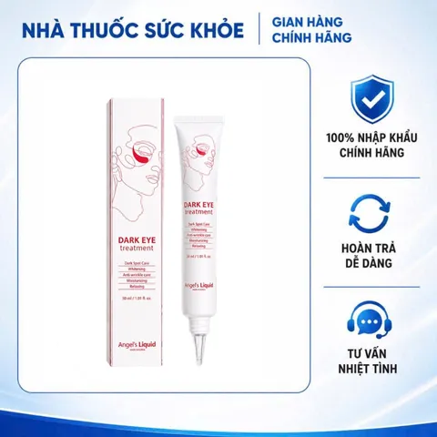 (Hàng nhập khẩu) Kem Dưỡng Mắt Angel's Liquid Dark Eye Treatment 30ml - Hỗ Trợ Dưỡng Ẩm, Làm Sáng Vùng Mắt