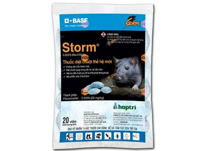 Viên Thuốc diệt chuột Storm BASF Đức – Flocoumafen 0.005%