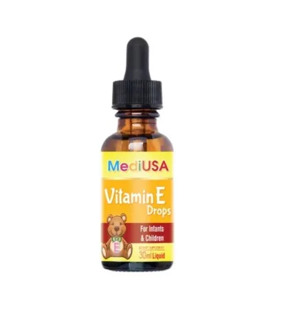 (Hàng nhập khẩu) Vitamin E Drops MediUSA hỗ trợ miễn dịch cho bé - Chai 30ml