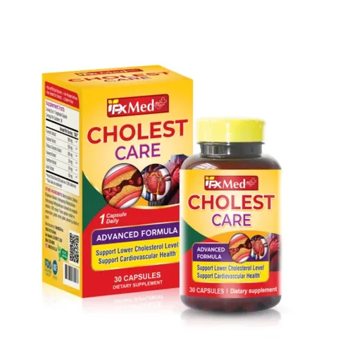 (Hàng nhập khẩu) Cholest Care MediUSA 30 Viên - Hỗ Trợ Kiểm Soát Cholesterol