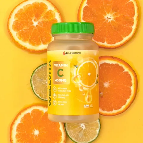 (Hàng chính hãng) WellVita Vitamin C Hộp 120 Viên - Bổ Sung Vitamin C