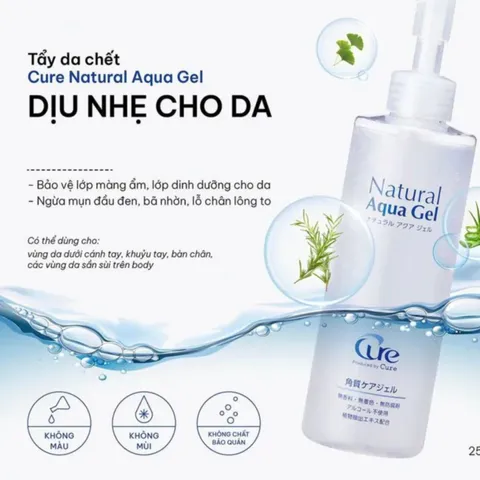 (Hàng nhập khẩu) Cure White Clear Gel 200g - Tẩy Da Chết Cho Da Nhạy Cảm