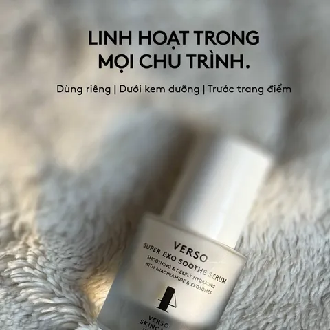 (Hàng nhập khẩu) Verso Super Exo Soothe Serum 30ml - Tinh Chất Hỗ Trợ Cấp Ẩm Làm Dịu Da