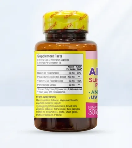 Hàng nhập khẩu - Viên uống Anti-Aging MediUSA hỗ trợ làm đẹp và trẻ hóa da của Mỹ - Lọ 30 viên