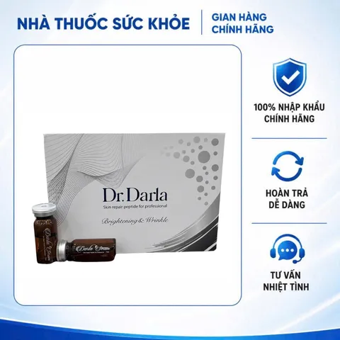 (Hàng nhập khẩu) Dr. Darla Skin Repair Peptide 7ml x 5 lọ - Tinh Chất Hỗ Trợ Phục Hồi Da