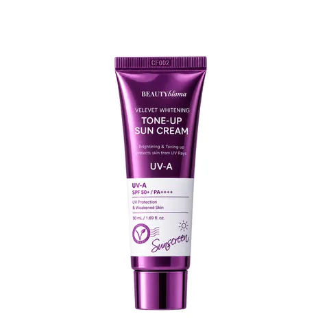 (Hàng nhập khẩu) Beauty Drama Velvet Whitening Tone Up Sun Cream SPF50+/PA++++ 50ml - Kem Chống Nắng Hỗ Trợ Nâng Tông