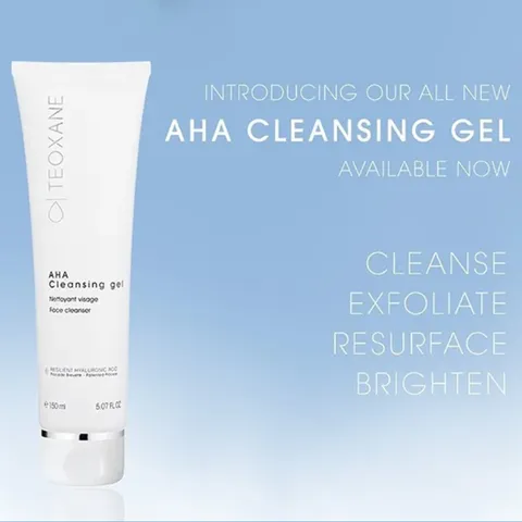 (Hàng nhập khẩu) Teoxane AHA Cleansing Gel 150ml - Gel Rửa Mặt Hỗ Trợ Làm Sạch