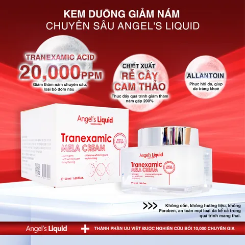 (Hàng nhập khẩu) Kem Dưỡng Mờ Nám Chuyên Sâu Angel's Liquid  Mela Cream 50ml