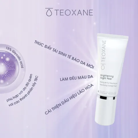 (Hàng nhập khẩu) Teoxane Brightening Night Peel - Kem Dưỡng Ban Đêm Hỗ Trợ Làm Sáng Da