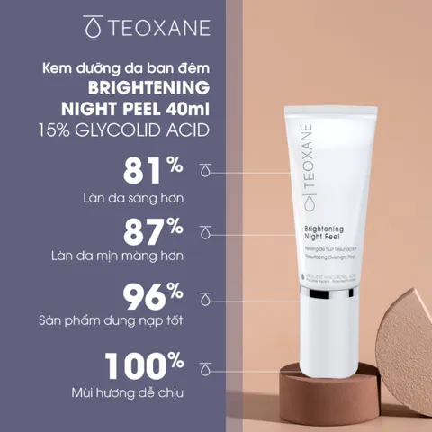 (Hàng nhập khẩu) Teoxane Brightening Night Peel - Kem Dưỡng Ban Đêm Hỗ Trợ Làm Sáng Da