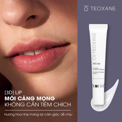 (Hàng nhập khẩu) Teoxane 3D Lip 10ml - Son Dưỡng Hỗ Trợ Dưỡng Ẩm Môi