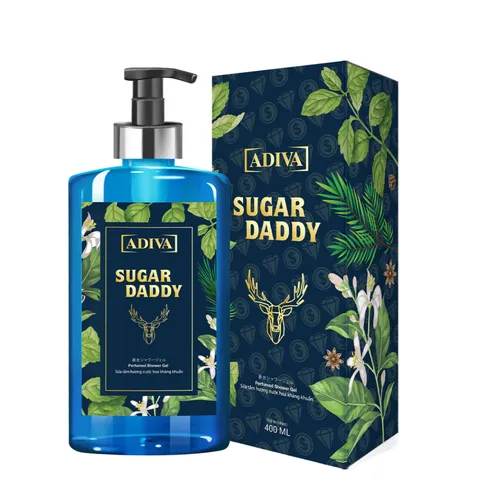 (Hàng chính hãng) Sữa Tắm Kháng Khuẩn Hương Nước Hoa Adiva Sugar Daddy 400ml