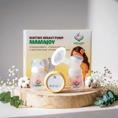 (Hàng chính hãng) Máy Hút Sữa Điện Đôi MamaJoy