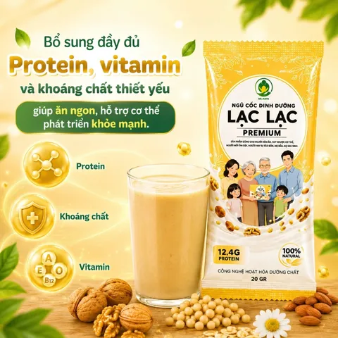 (Hàng chính hãng) Ngũ Cốc Dinh Dưỡng Lạc Lạc Premium Dr.Maya Hộp 30 Gói x 20g