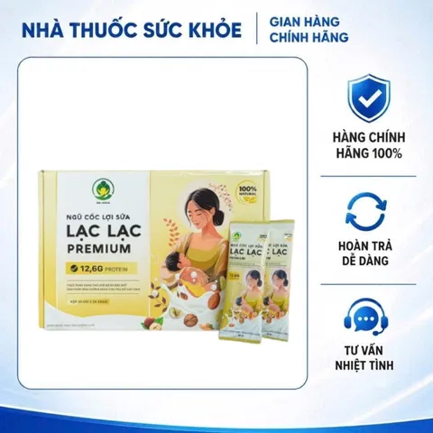 (Hàng chính hãng) Ngũ Cốc Lợi Sữa Lạc Lạc Premium Dr.Maya Hộp 30 Gói x 20g